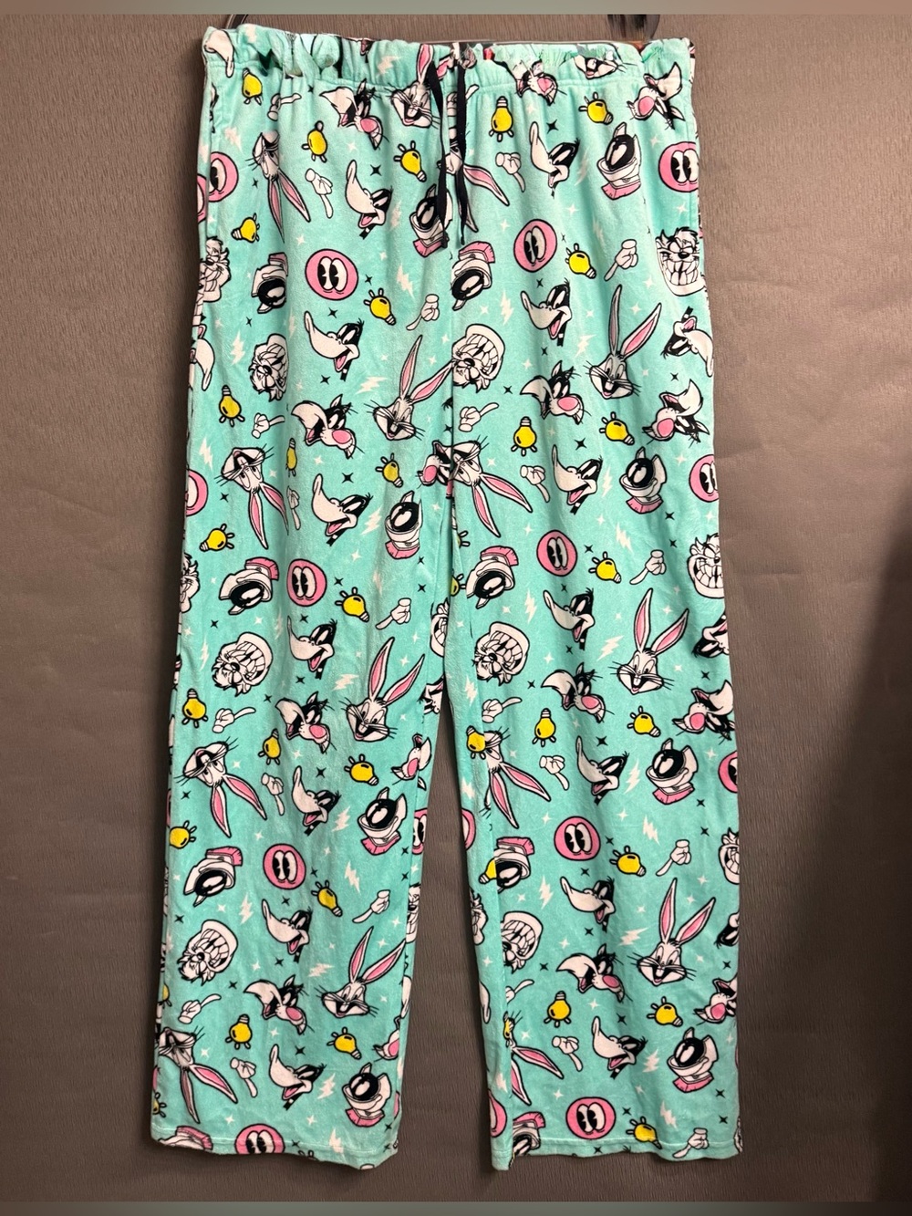 Men's Warner Bros Looney Tunes Bugs Bunny Daffy Duck Big & Tall Pajama Pants XL